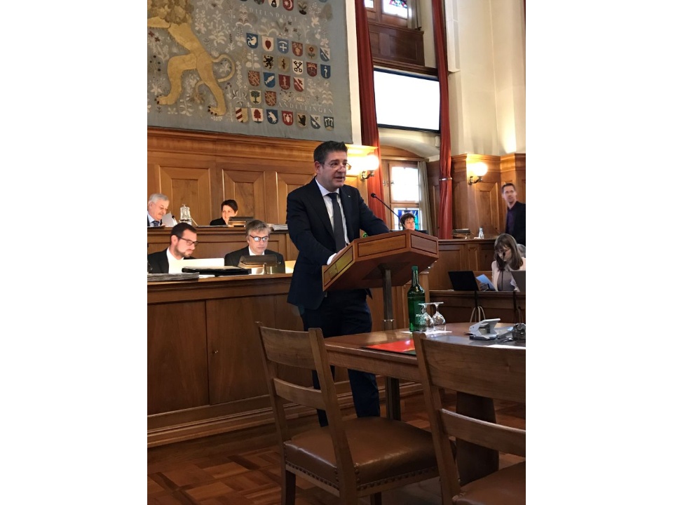 Auftritt im Kantonsrat